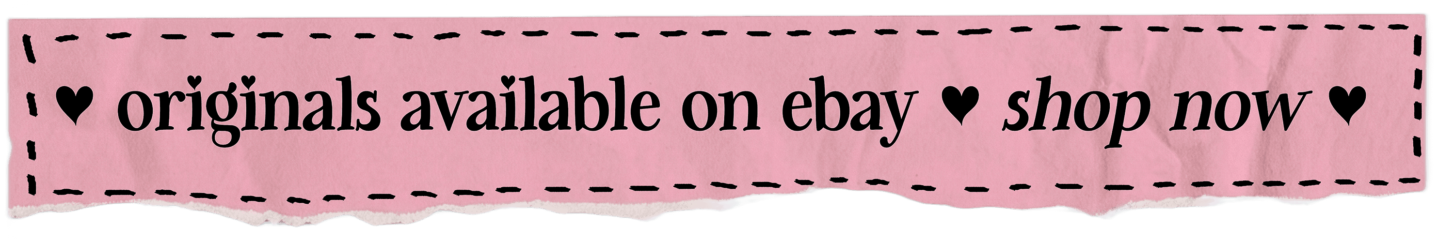 originals available on ebay — shop now